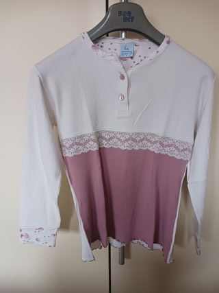 Pigiama donna Gary rosa/beige tg. S
