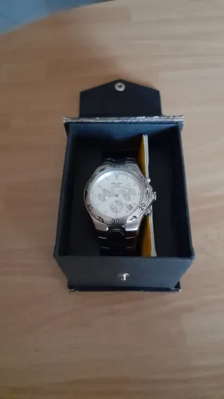 Orologio da uomo vintage in acciaio Pierre Bonnet