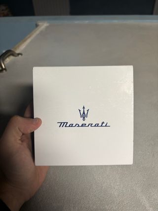 Scatola Maserati bianca