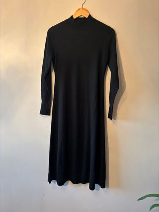 Vestido punto Uniqlo Negro Talla M