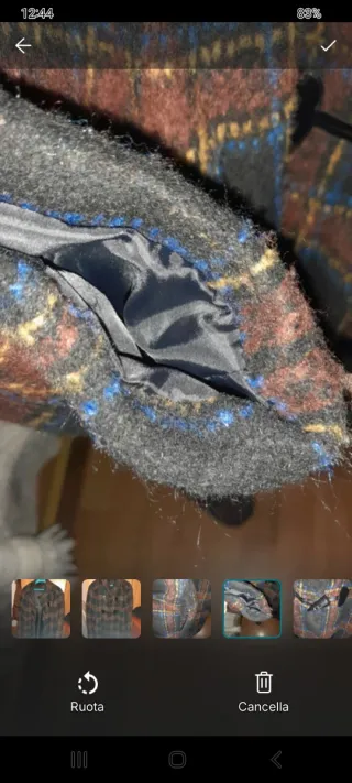 Giacca a quadri taglia L/XL