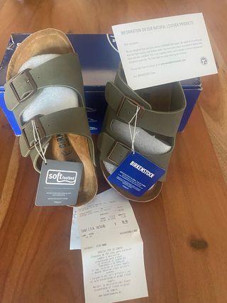 Birkenstock Arizona Kaki Talla 36 conservo ticket