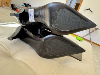 Stivali Nero Giardini neri vernice