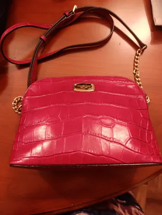 Bolso Michael Kors Piel Cocodrilo Rosa