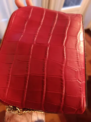 Bolso Michael Kors Piel Cocodrilo Rosa