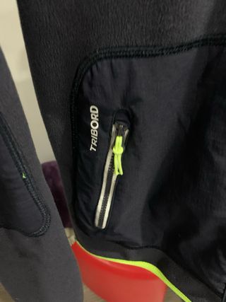 Sudadera infantil azul y verde