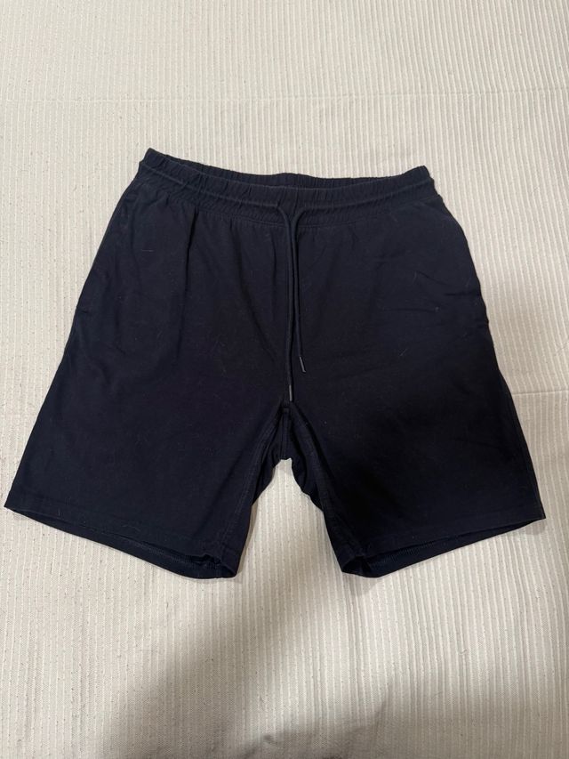 Pantalón corto deportivo unisex azul marino