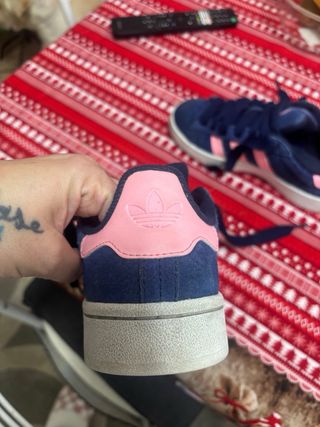 Scarpe Adidas Campus Donna Blu/Rosa Tg 38