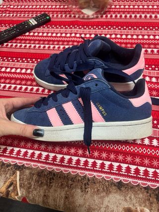 Scarpe Adidas Campus Donna Blu/Rosa Tg 38