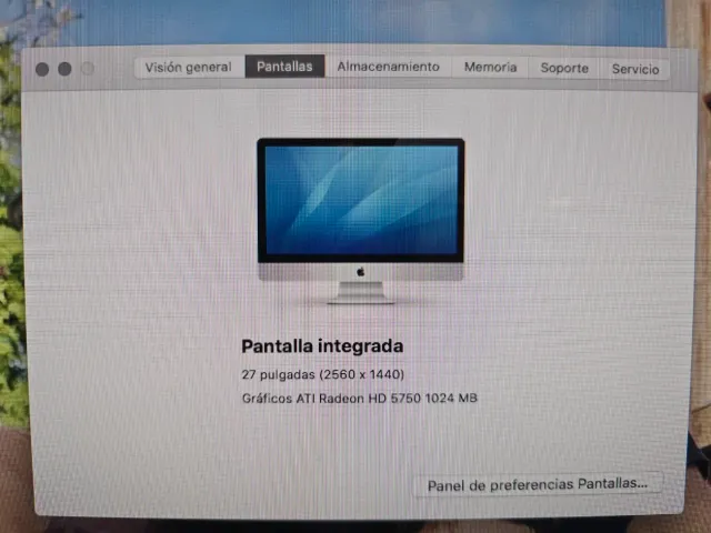 Imac 27 8GB RAM 1TB Disco Duro