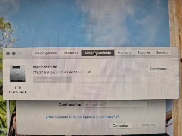 Imac 27 8GB RAM 1TB Disco Duro