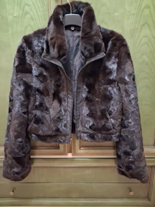 Cazadora de piel reversible