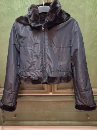 Cazadora de piel reversible