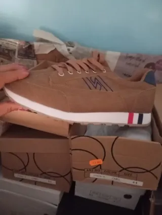 Zapatillas Hombre Marrones Talla 44 Nuevas