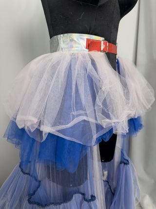 Sobrefalda de tul con volumen