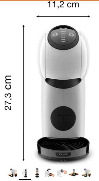 Cafetera Dolce Gusto Genio S Blanca