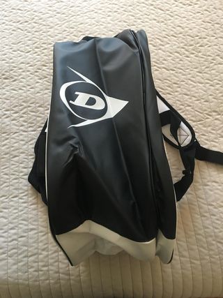 Paletero Dunlop Tour Intro Blanco y Negro