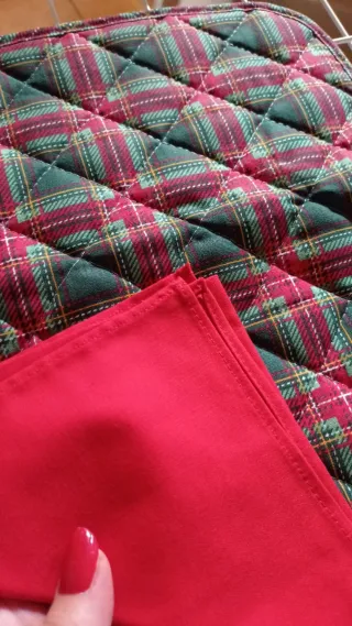 Tovaglietta Natale Trapuntata + Fazzoletto