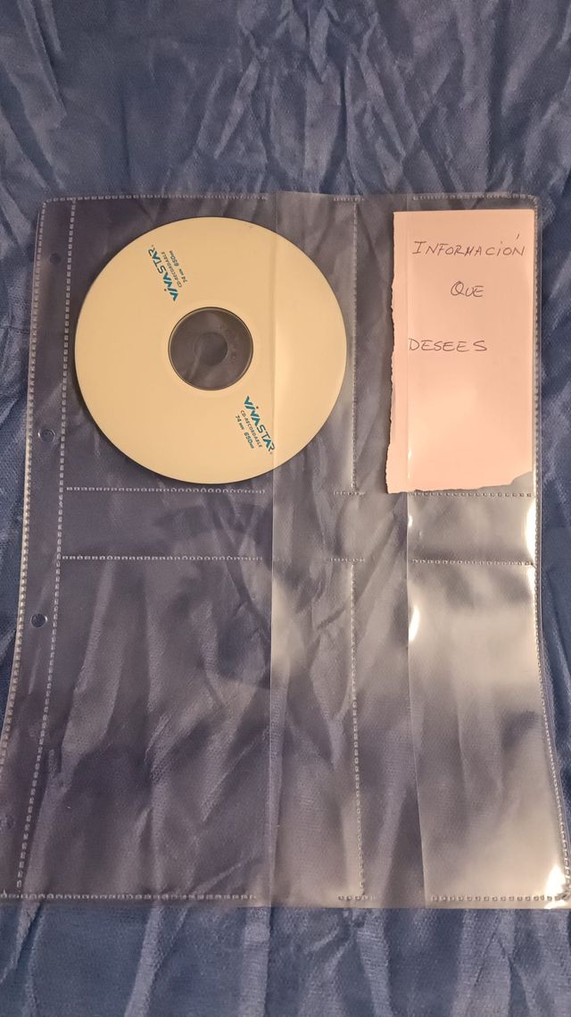 Lote 10 Hojas para clasificar CDs