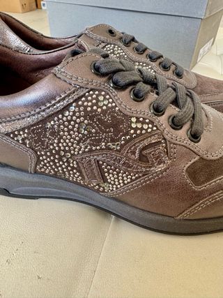 Nero Giardini Sneakers Donna Marrone Argento