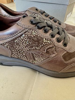 Nero Giardini Sneakers Donna Marrone Argento