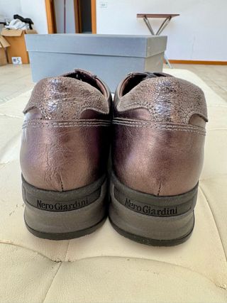 Nero Giardini Sneakers Donna Marrone Argento