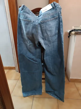 Tejanos Bershka Azules