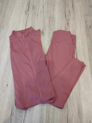Conjunto deportivo mujer rosa talla S/M