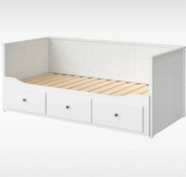 Cama Diván Ikea Hemnes Blanca 3 Cajones
