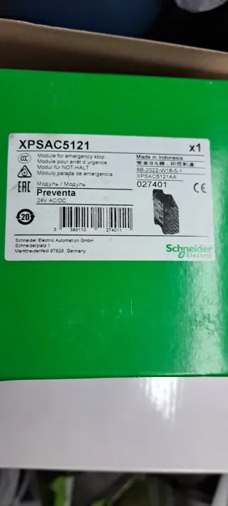 Módulo Seguridad XPSAC5121 Schneider