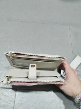 Monedero Parfois Beige/Blanco