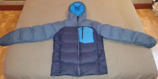 Chaqueta de plumas Millet azul/gris