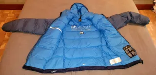 Chaqueta de plumas Millet azul/gris