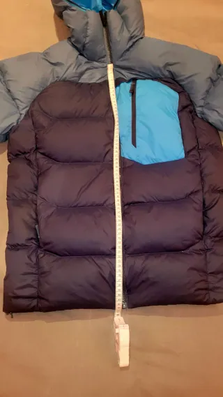 Chaqueta de plumas Millet azul/gris