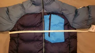 Chaqueta de plumas Millet azul/gris