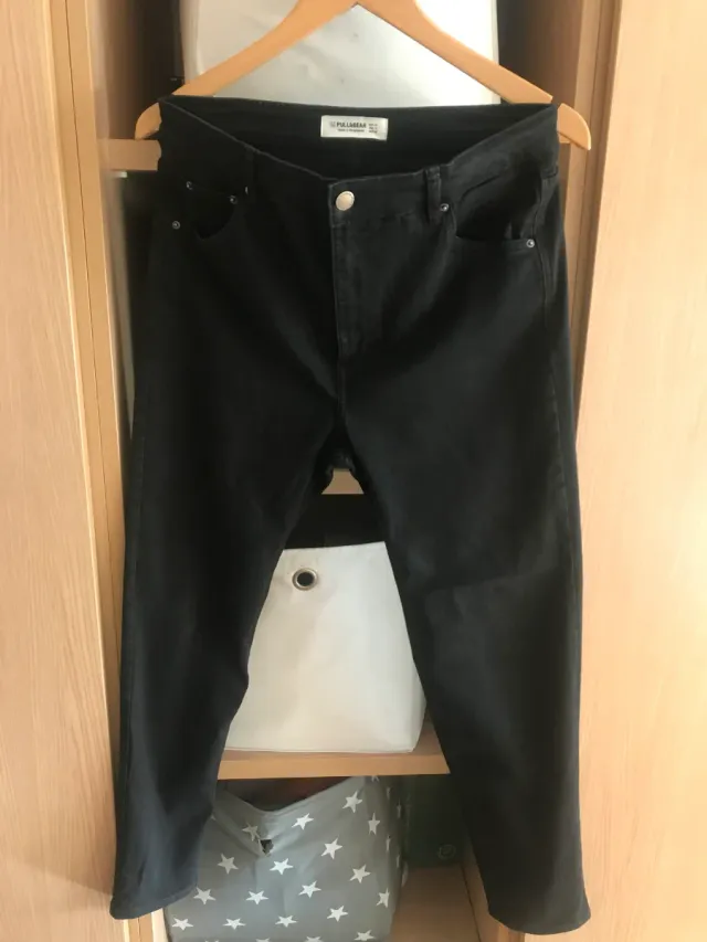 Pantalón Pull&Bear mujer negro,nuevo