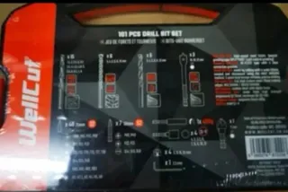 Set 101 Brocas Taladro y atornillador.