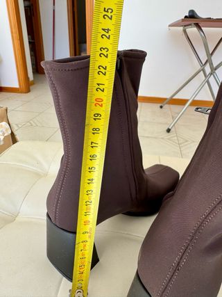 Stivaletti Giorgio Moretto Marrone Tacco Quadrato