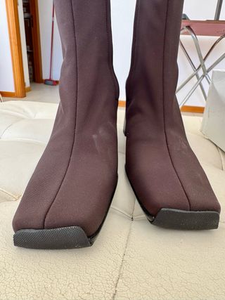 Stivaletti Giorgio Moretto Marrone Tacco Quadrato