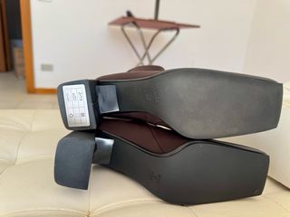 Stivaletti Giorgio Moretto Marrone Tacco Quadrato