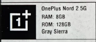 OnePlus Nord 2 5G 8gb +128gb
