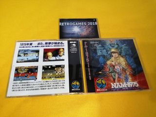 SNK NEO GEO NAM 1975 NEOGEO CD SPINE CARD
