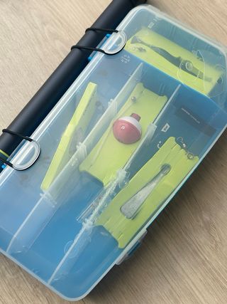 Kit pesca iniciación caña y carrete