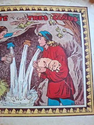 Comic Antiguo La Fuente de los Tres Caños