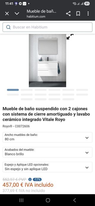 mueble lavabo