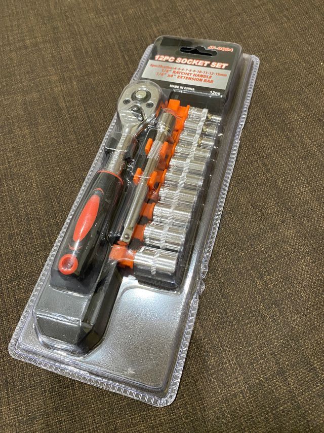 NUEVO SET CARRACA VASOS PROLONGADOR 12 PIEZAS