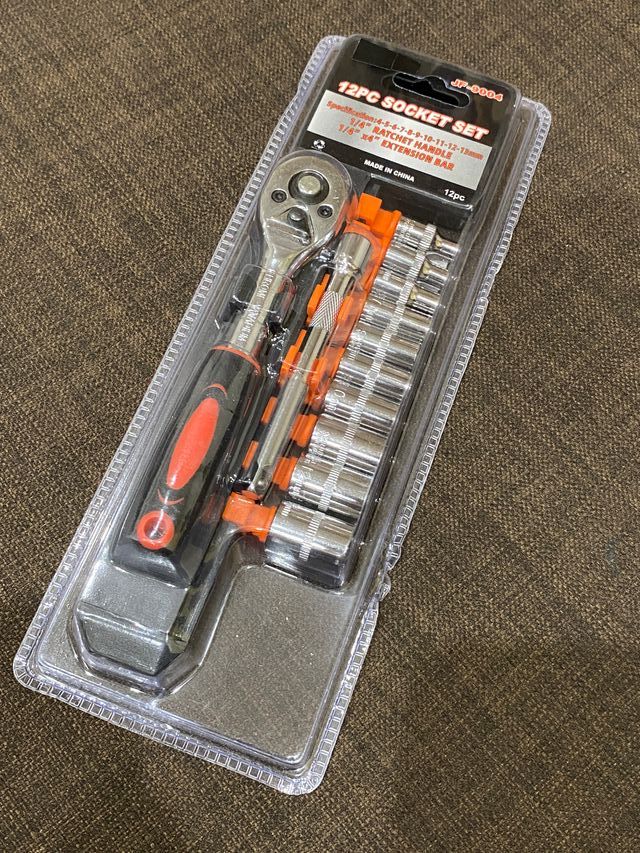 NUEVO SET CARRACA VASOS PROLONGADOR 12 PIEZAS