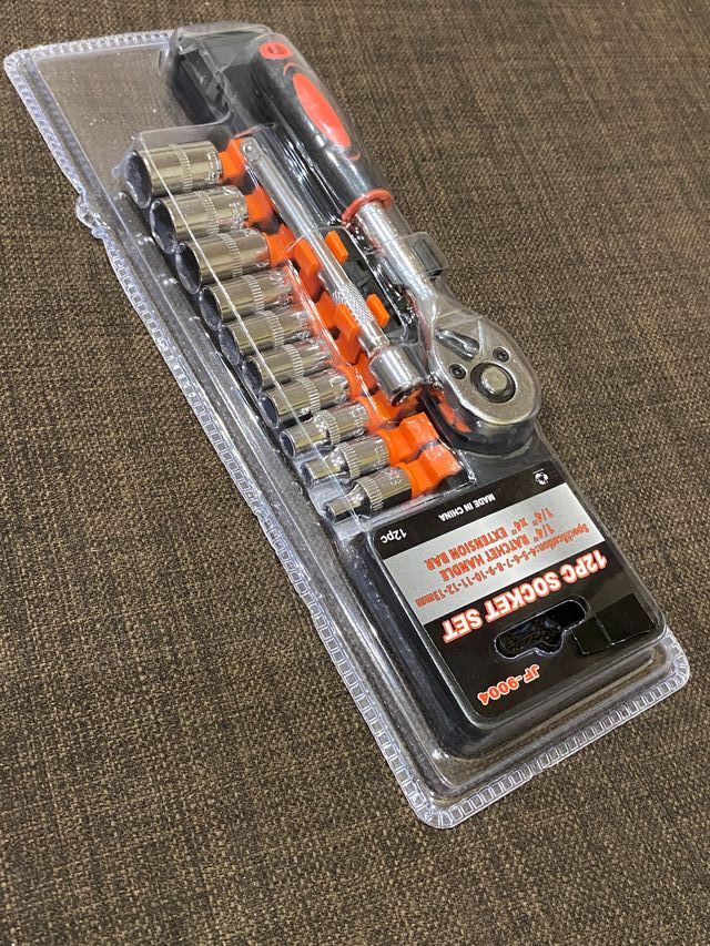 NUEVO SET CARRACA VASOS PROLONGADOR 12 PIEZAS