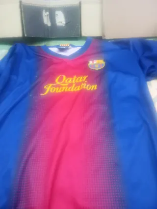 Maglietta calcio Barcellona Qatar Foundation