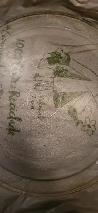 2 Platos de Microondas.  27 y de 32 centimetros.